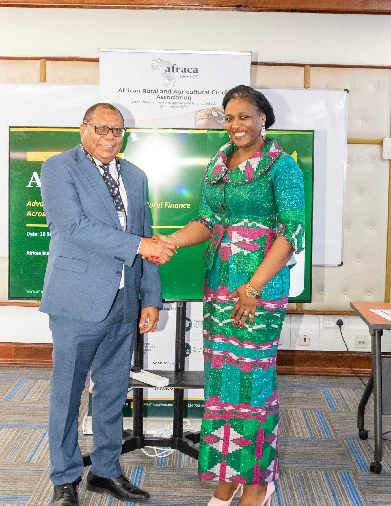 Reserve Bank of Malawi and AFRACA discuss training programmes and the digitalisation of rural financial services